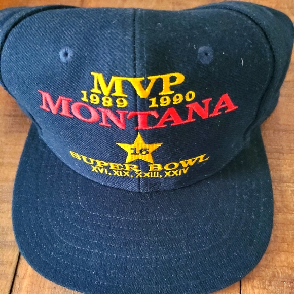 Mens Joe Montana MVP Superbowl Snapback Cap - Picture 1 of 4